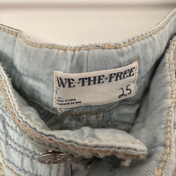 Free People ‘Solstice’ Slouchy Wide Leg Embroidery Pants- Size 25 - Picture 6 of 9